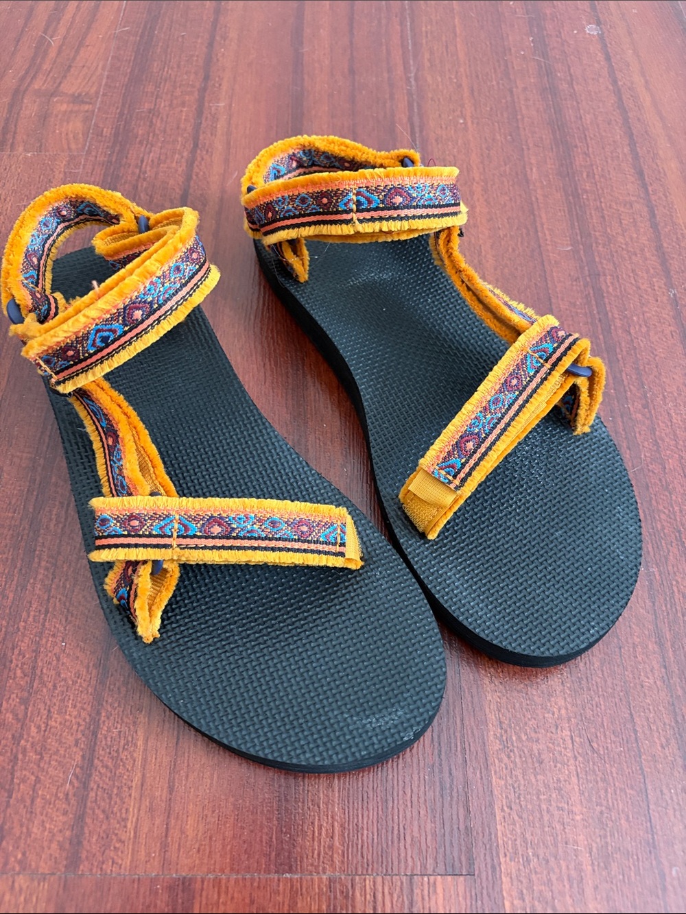 Teva Original Universal Maressa Sandals in the Sunflower Colorway Boho Vibes!